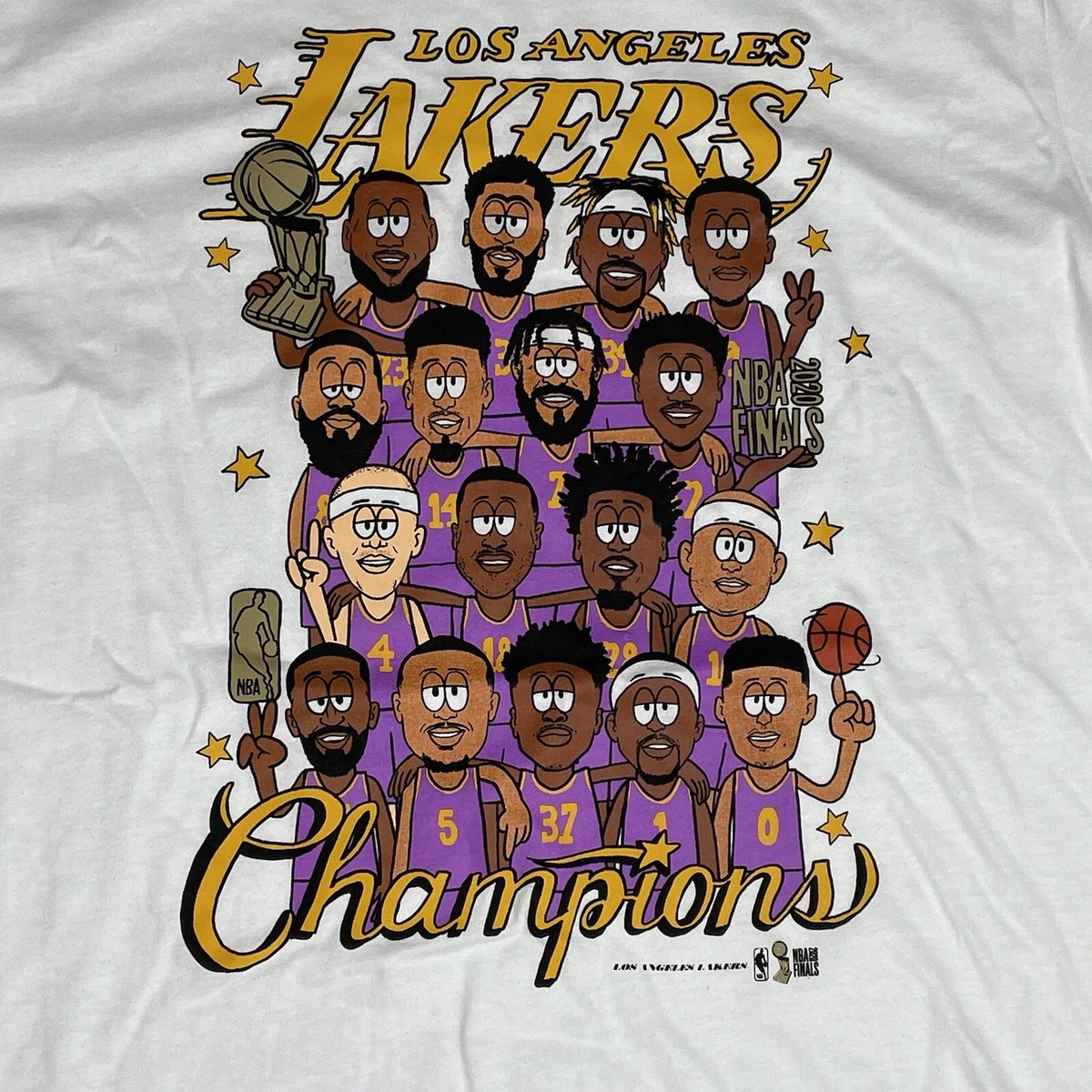 Los Angeles Lakers Shirt 2XL Men 2020 Champions NBA Finals The