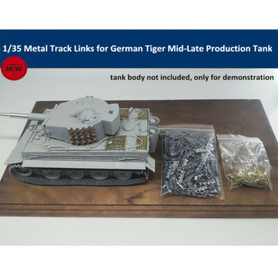 1/35 Metal Track Links for German Tiger Mid-Late Production Tank w/metal pin