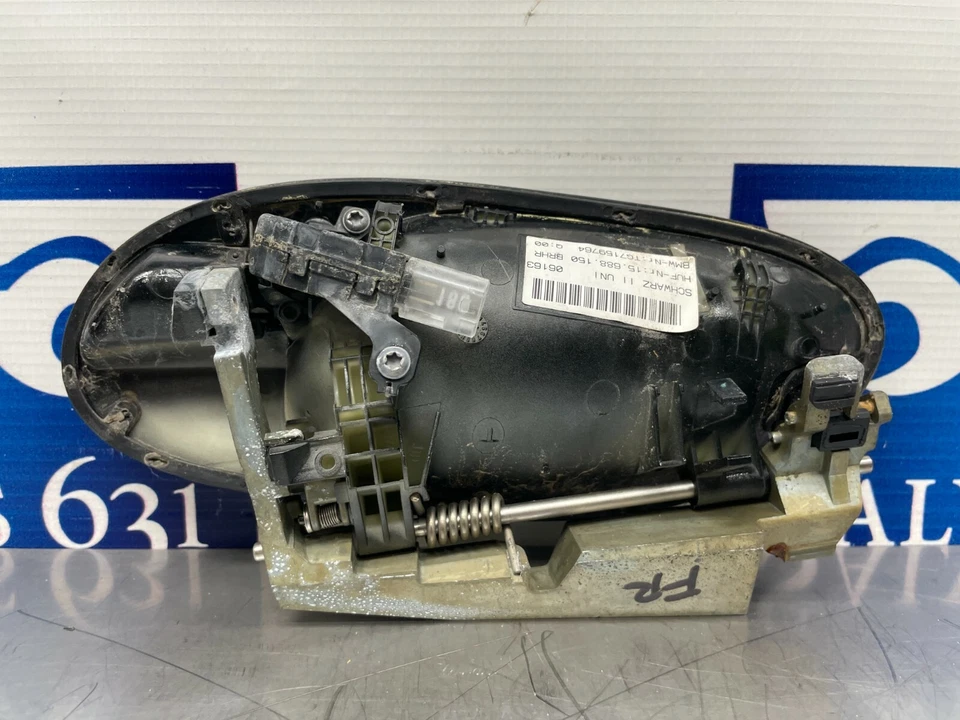 BMW 750i E66 2006 OEM manija de puerta exterior delantera de pasajero negra Foto 3 de 3