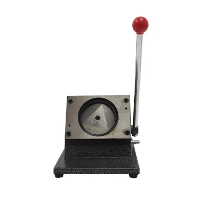 HAYWHNKN 75mm/3inch Manual Circular Blade Punch Die Cutter Round Paper/PVC Card Cutter