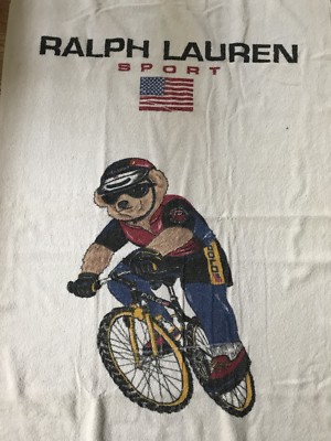 RARE VTG 90's Polo Sport Ralph Lauren Cycle Polo Bear RARE VTG 90's Polo Sport Ralph Lauren Cycle Polo Bear