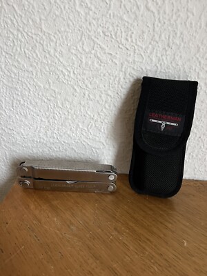 Leatherman Super Tool Multitool USA Top Nylon Etui vintage Edelstahl 1997 08/97