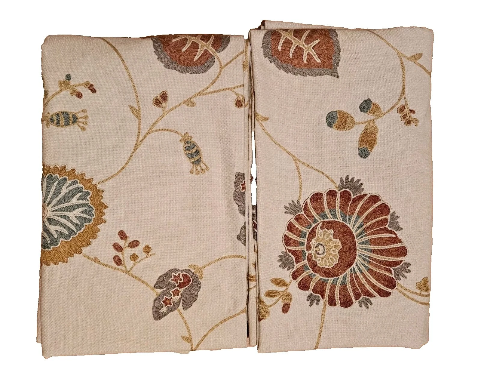 Pottery Barn Floral Window Curtains & Drapes