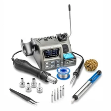 X-Tronic 7040-PRO-X Small Footprint Hot Air Rework & Soldering Iron Station Kit