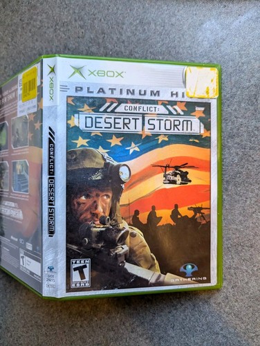 Conflict: Desert Storm (Microsoft Xbox, 2002) No Manual, Platinum Hits Game - Picture 2 of 6