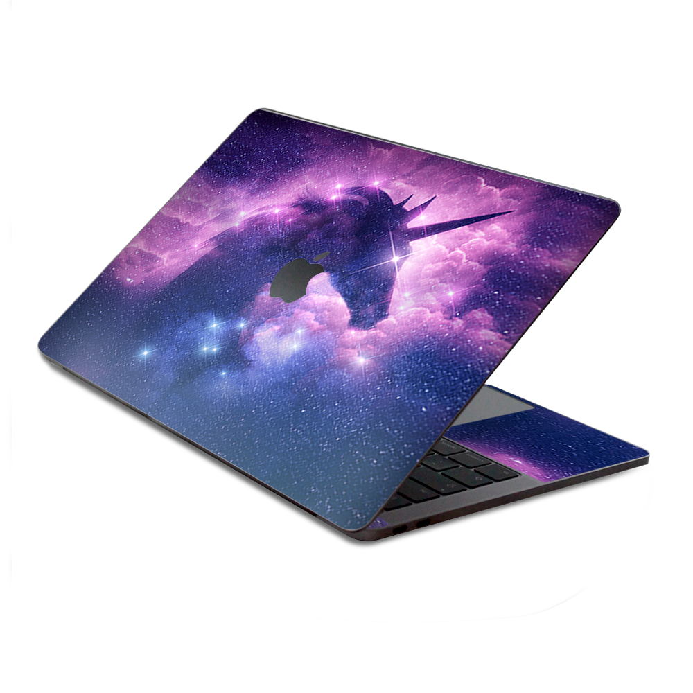 Skin Décalcomanie Violet Lune Galaxy Pour MacBook Pro 13 Pouces Retina Touch Bar – Itsaskin