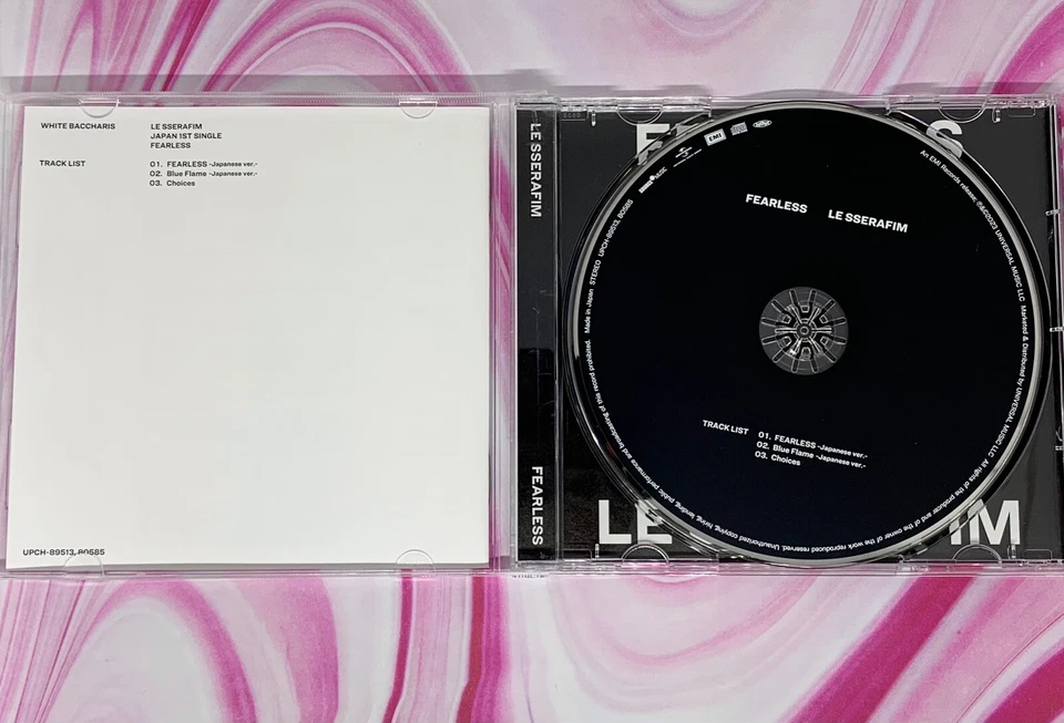 Le Sserafim Fearless Japanese Single CD with Kazuha Photocard - Imagem 4 de 4