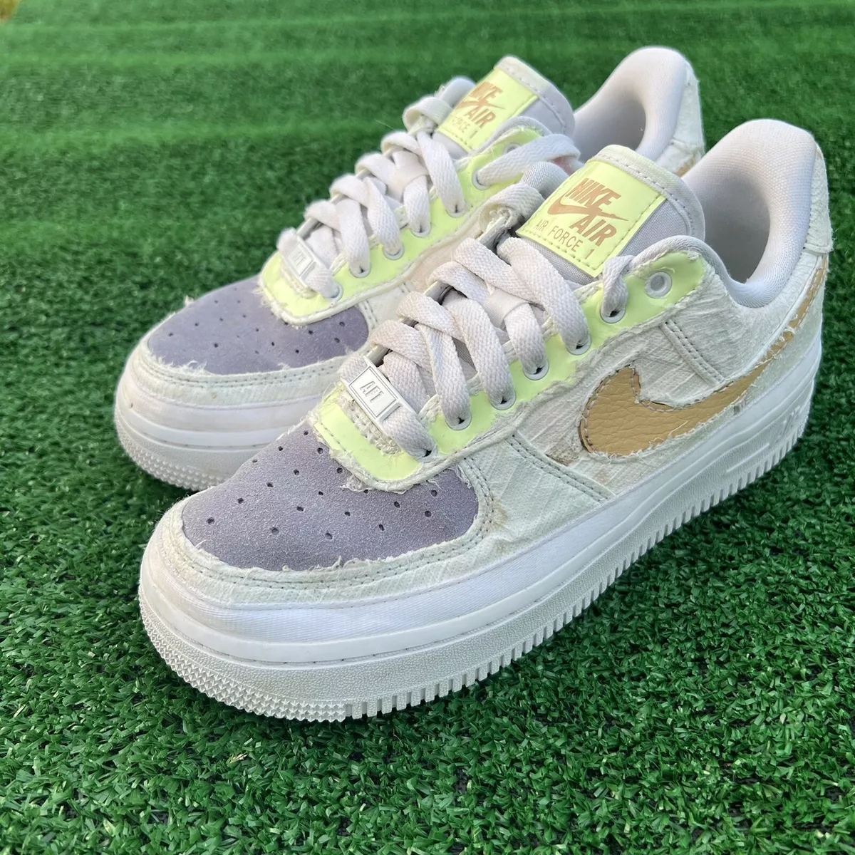 Nike Air Force 1 Low Pastel Reveal Sneaker Women's Size 5 Pre-Owned  DJ6901-600