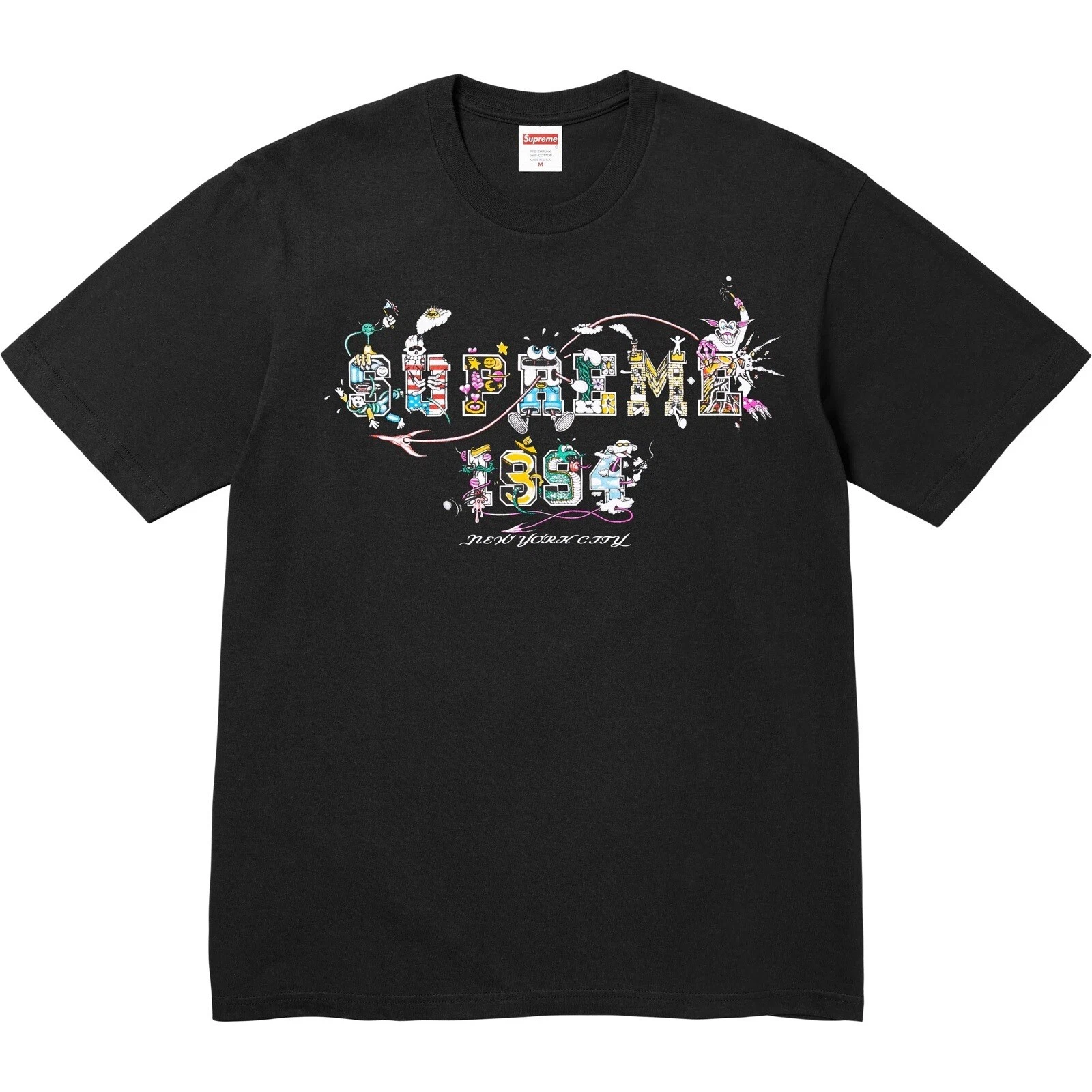 Tee universitaire suprême   Keegan Dakkar Varsity noir XXL 2XL, flambant neuf dswt