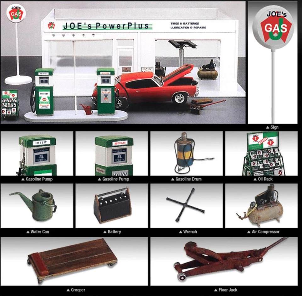 ACADEMY JOE’S POWER PLUS SERVICE STATION 1:24COD.15122 - Immagine 2 di 4