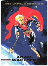 Adam Warlock-1993 Skybox Marvel Masterpieces #37 