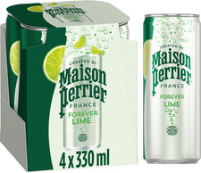 Maison Perrier Forever Lime Sparkling Water Cans 4 X 330 ML