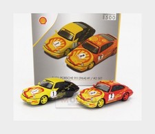 1:64 SPARK Porsche Set 911 964 #1 + #2 Carrera Cup Shell Trophy 1991 YCOMBO64002