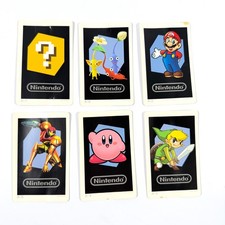 Nintendo 3DS AR Cards Set of 6 Mario Kirby Link Samsus Pikmin A-1 to A-6