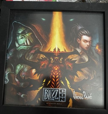 BlizzCon 2011 Framed Art Print Featuring Thrall, Diablo, Sarah Kerrigan
