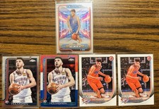 Topps Chrome Red White Blue Refractor, Bowman Chet Holmgren 2024-25, 2025-26 Lot