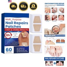 Fungal Nail Patches 60 Pcs,Upgraded Toe Nail Fungus Treatments,Nail Fungus Tr...
