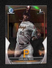 2023 Bowman Draft - Carlson Reed Chrome Refractor 1st Bowman #BDC-11 Pirates