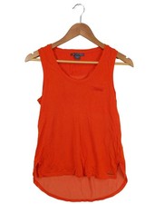 AX ARMANI EXCHANGE Canottiera Donna Top Taglia IT 42 rosso stile casual