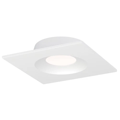 Maxim 87674 Crisp 4-1/2" Integrated LED Square Recessed Trim - White - Picture 1 of 3