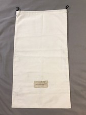 Alexandre Vauthier Dustbag 25.5x14.5 Inch White Storage Drawstring Cotton