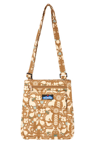 KAVU Keeper Purse Bag ~ Fall Folklore 🐰🌿🦊🌿🦌
