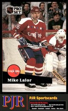 Mike Lalor 1991-92 Pro Set French #255 Washington Capitals