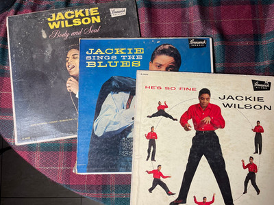 Jackie Wilson LP LOT He's So Fine, Jackie Sings The Blues, Body And Soul