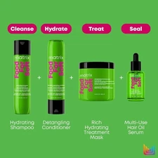 Matrix Food For Soft Ultimate Hydration Shampoo & Conditioner 10.1 oz +Mask +Oil