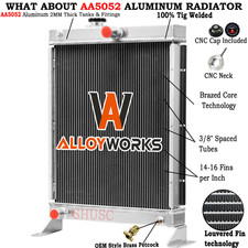 120507 4 Row Radiator For FG Wilson P44E1 45KVA Genset Perkins 1004G Engine-