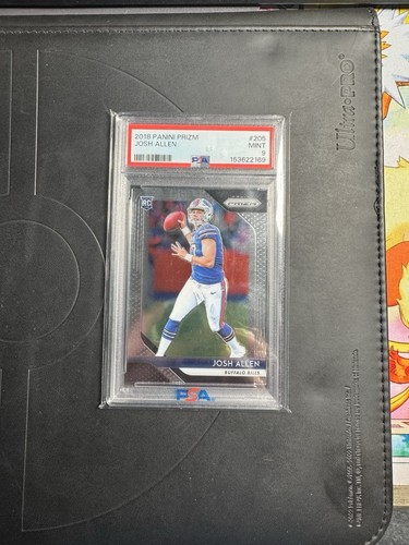 Josh Allen 2018 Panini Prizm ROOKIE RC Bills #205 PSA 9 MINT