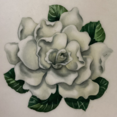 3/ Three 8 1/4” Plates SYRACUSE CHINA MAGNOLIA Flower Design Restaurant Ware 95F - Afbeelding 6 van 12