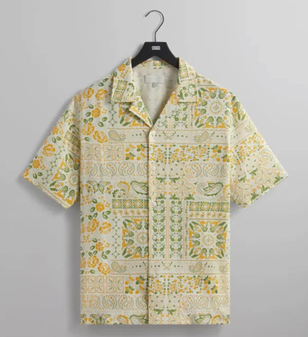 Kith Silk Lyocell Thompson Camp Collar Shirt - Opulence Size Medium
Opens in a new window or tab