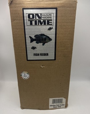 NEW On Time Wildlife Feeders Lifetime Fish Feeder Timer Only OPEN BOX REPLACEMEN
