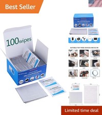 Pre-Moistened Lens Wipes Screen Wipes for Glasses, Camera,Tablets, Smartphone...