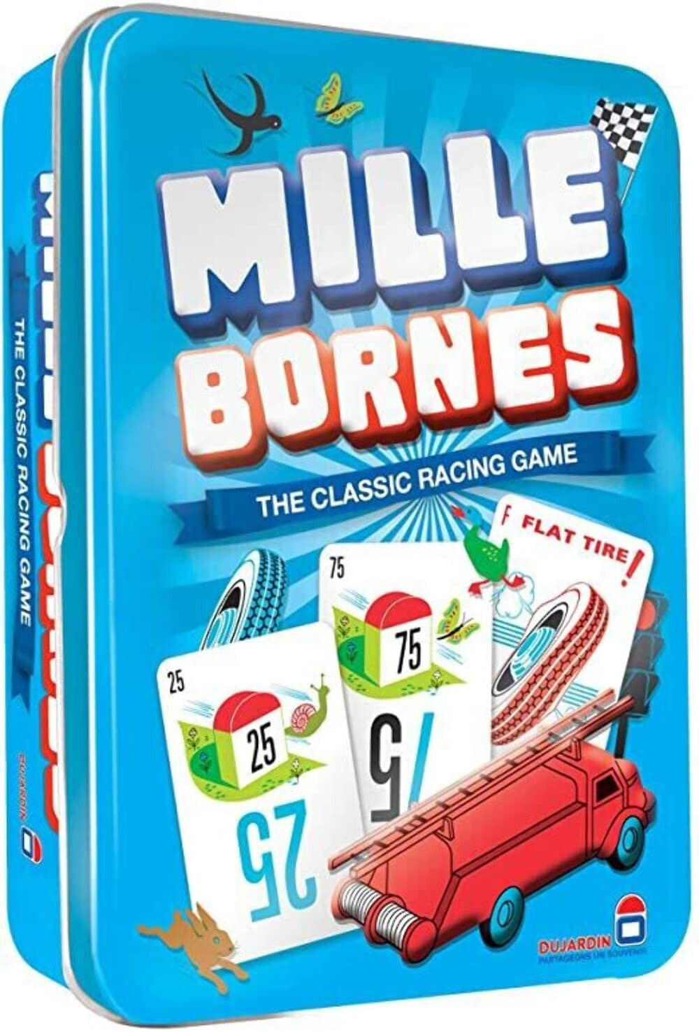 Mille Bornes Classic Racing Card Game for Family Strategy Fun