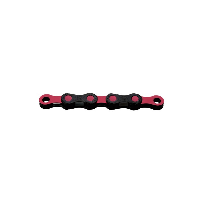 catena cerata dlc12 waxed 12v 126 maglie nero/rosa 525241288 KMC bici mtb strada