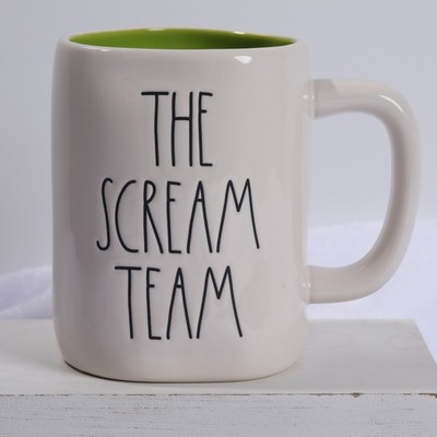 Rae Dunn Monsters Inc The Scream Team Mug Disney Pixar Mike Sulley Magenta 181