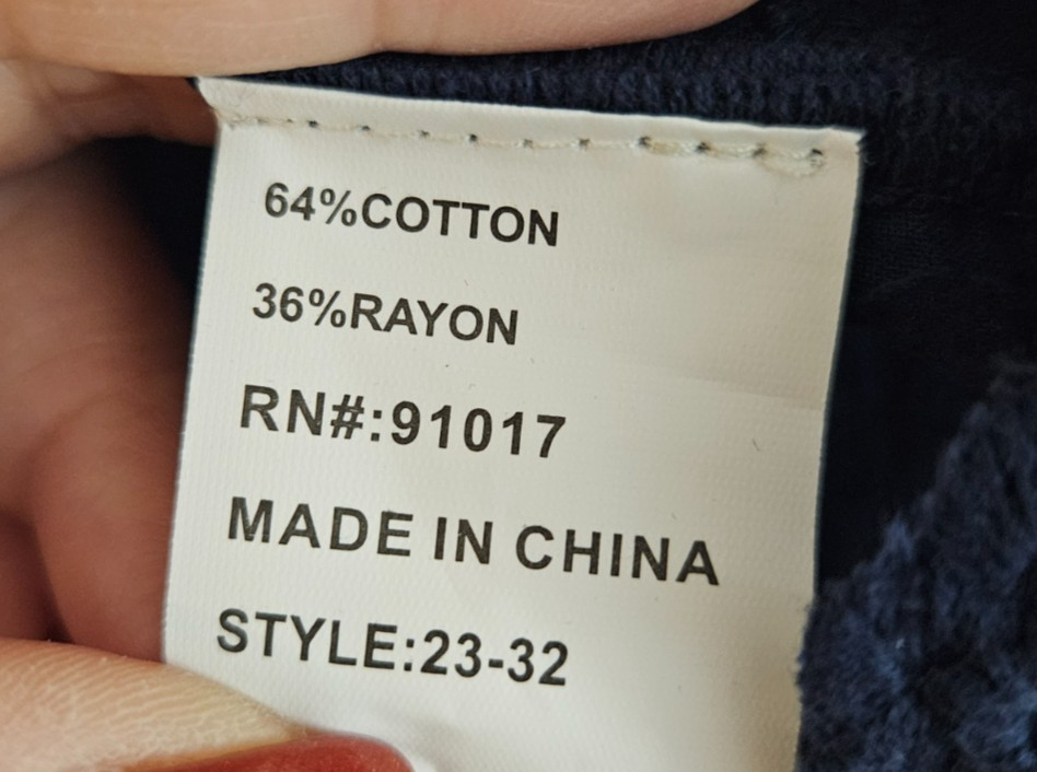 Solitaire Blue Embroidered button down top Sz Lar… - image 3