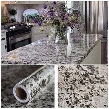 Hoja laminada de encimera de vinilo WrapKitchen para pelar y pegar 3 pies x 20 pies
