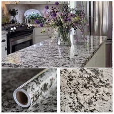 Peel and Stick Vinyl Countertop WrapKitchen Countertop Laminate Sheet 3ft x 20ft