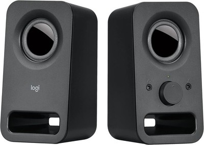 Logitech Z150 PC-Lautsprecher, Stereo Sound, 2 Lautsprecher, 6W, 3,5 mm Eingang