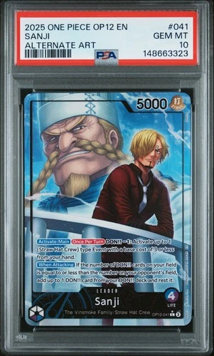 2025 One Piece Legacy of the Master OP12-041 Sanji PSA 10 148663323