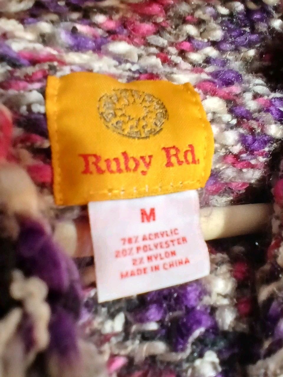 Fringe Speckly Ruby Rd Knit Turtle Neck Sweater M… - image 13