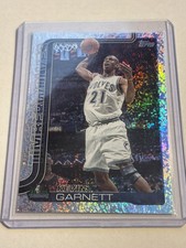 2025 Topps Kevin Garnett #254 Sand Glitter Minnesota Timberwolves HOF