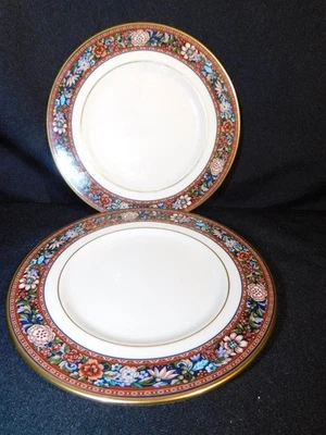 2 Lenox Presidential Witherspoon Bread Dessert Plates 6 3/8" Inner Gold Ring - Image 1 of 4