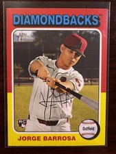 2024 Topps Heritage #690 Jorge Barrosa (RC) - Arizona Diamondbacks