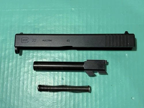 USED OEM GLOCK 22 GEN 3 COMPLETE SLIDE BARREL SPRING FRYING PAN .40 CAL