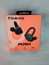 Skullcandy Push Active True Wireless Earbuds Black Orange S2BPW-P740 New Sealed