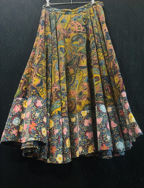 1980s Kenzo Jungle circle skirt size 8 